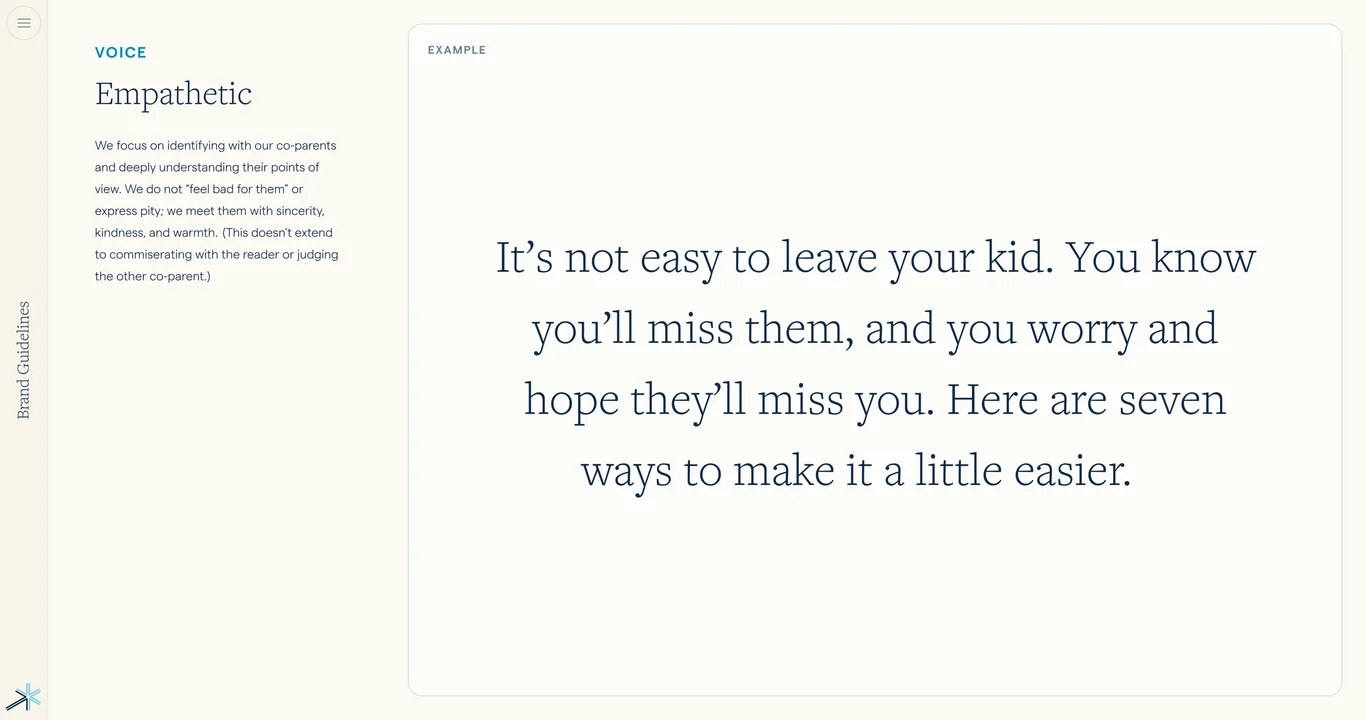 Empathetic voice: kindness and warmth