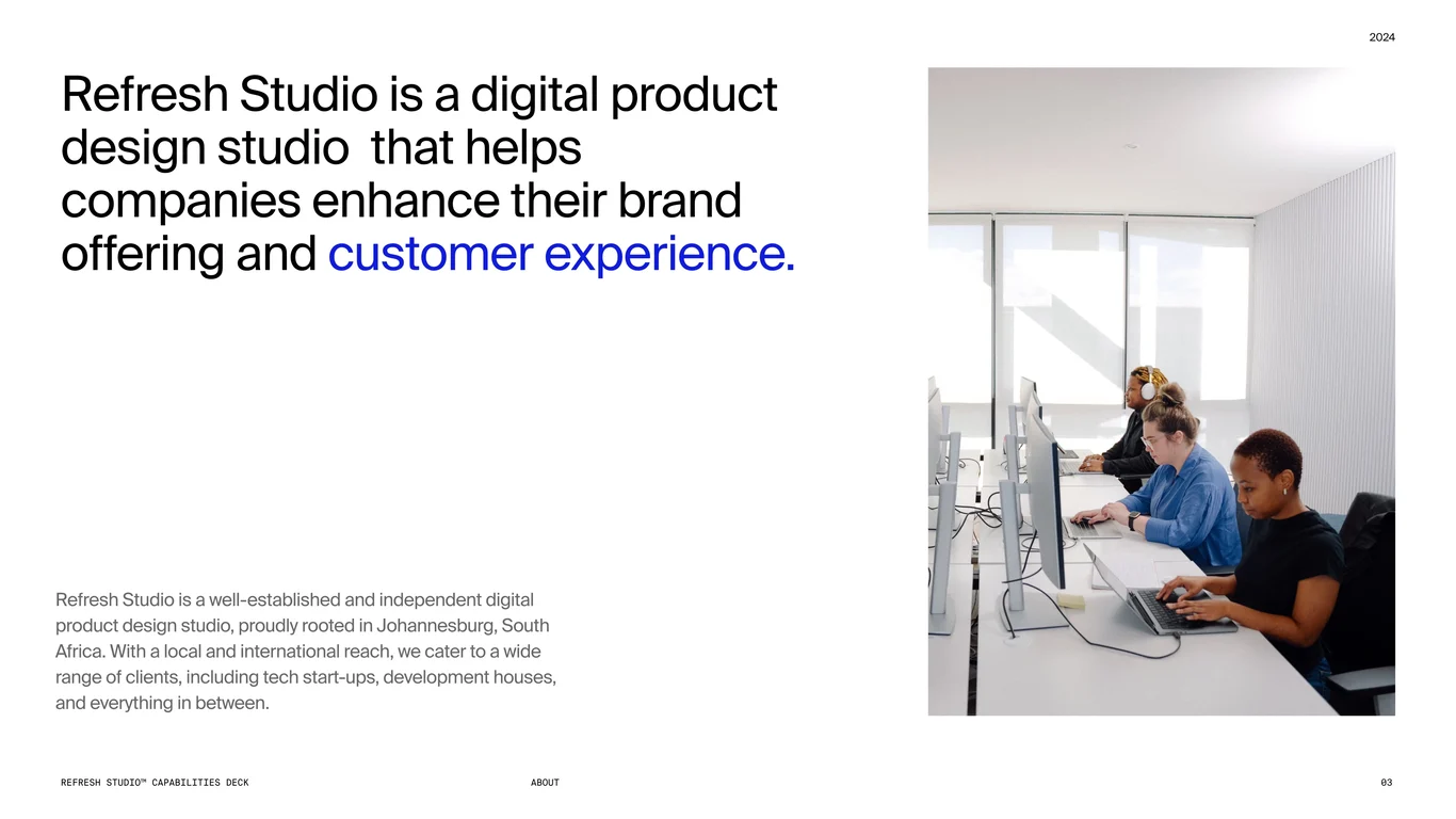 Refresh — digital product design studio