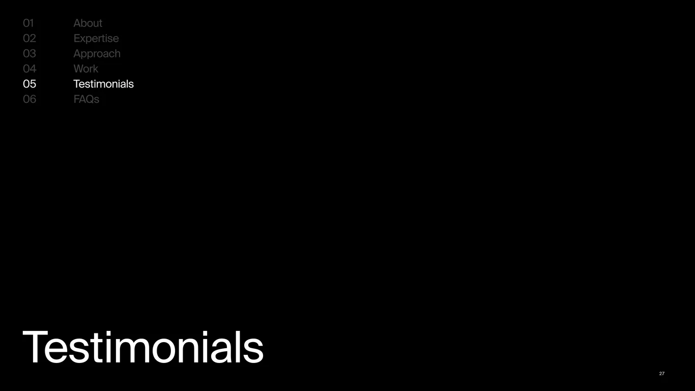 What clients say about collaboration