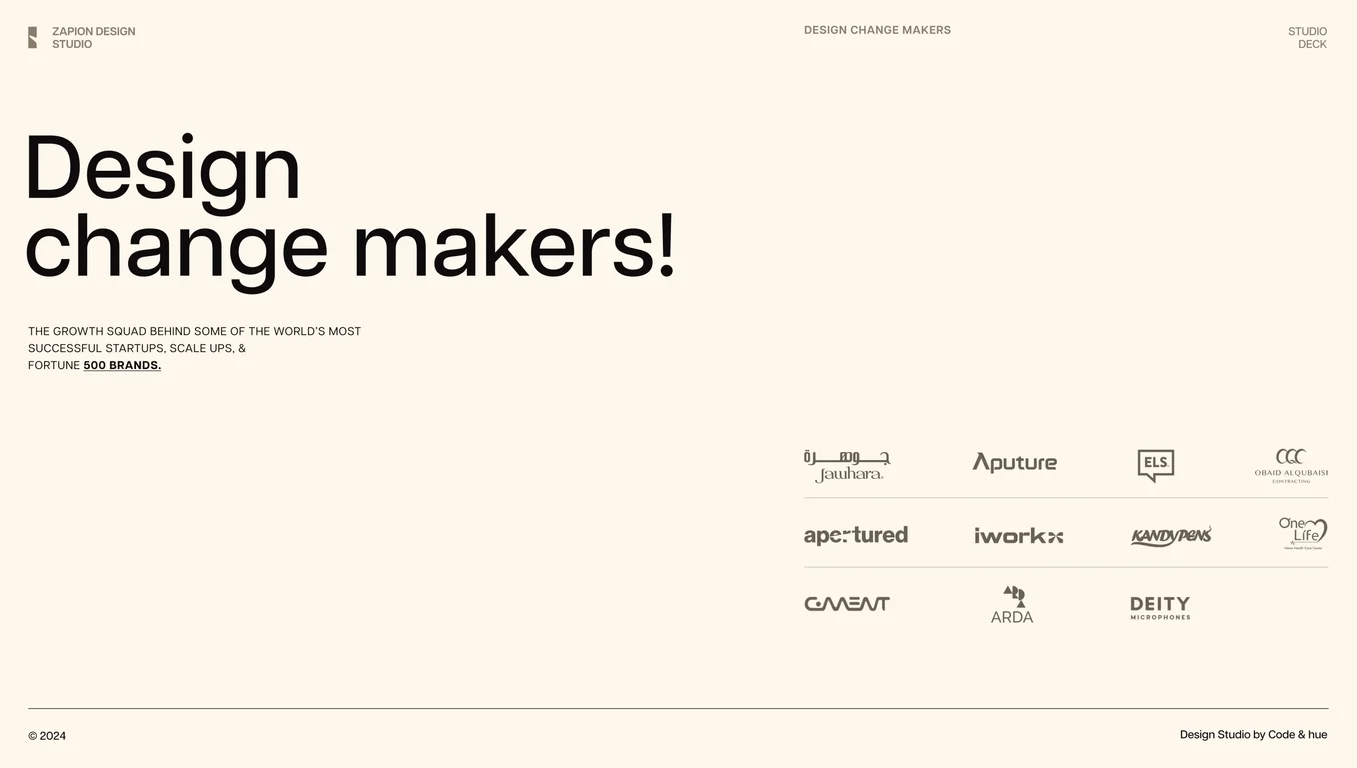 Design change makers behind Fortune 500 brands