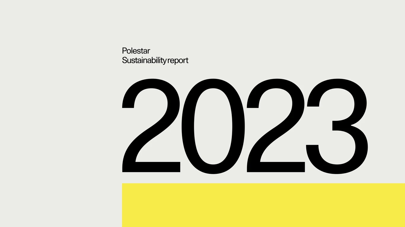 Polestar Sustainability Report 2023 deck cover