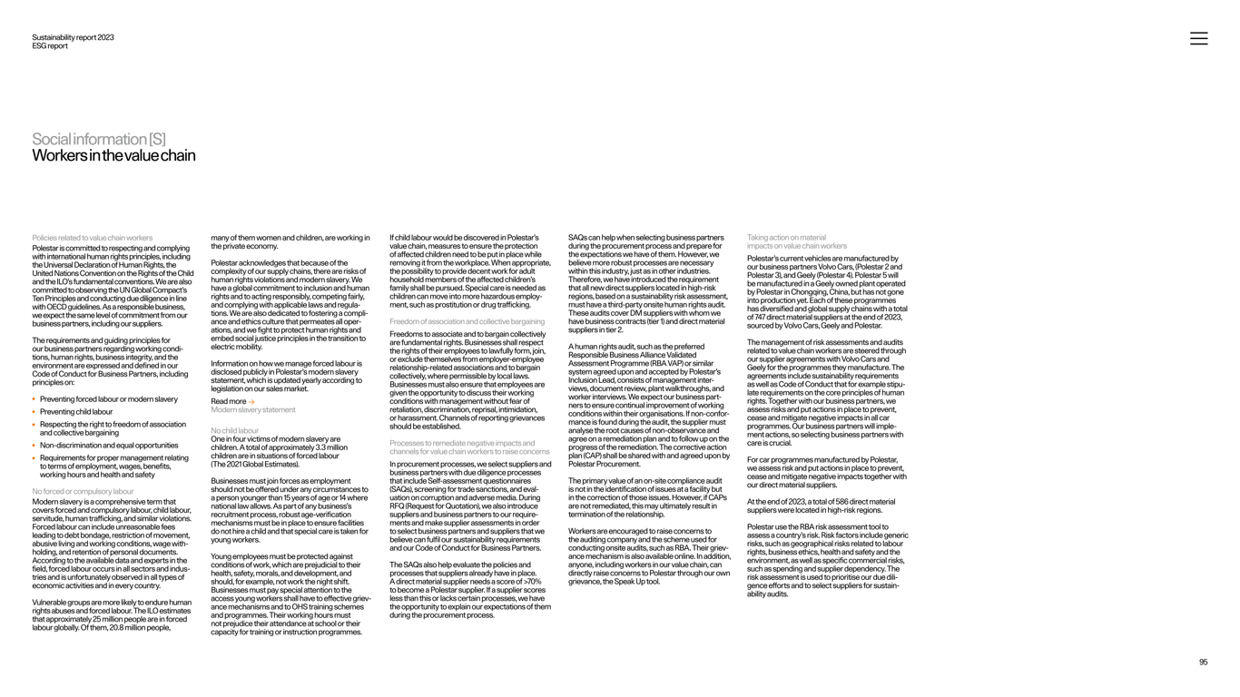 Manufacturing facility locations and data