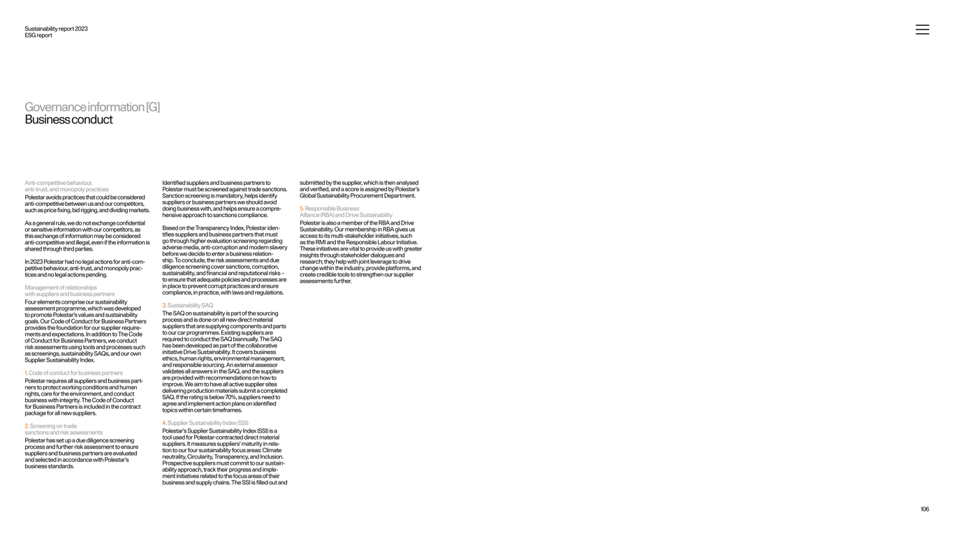 Investor resources and ESG references