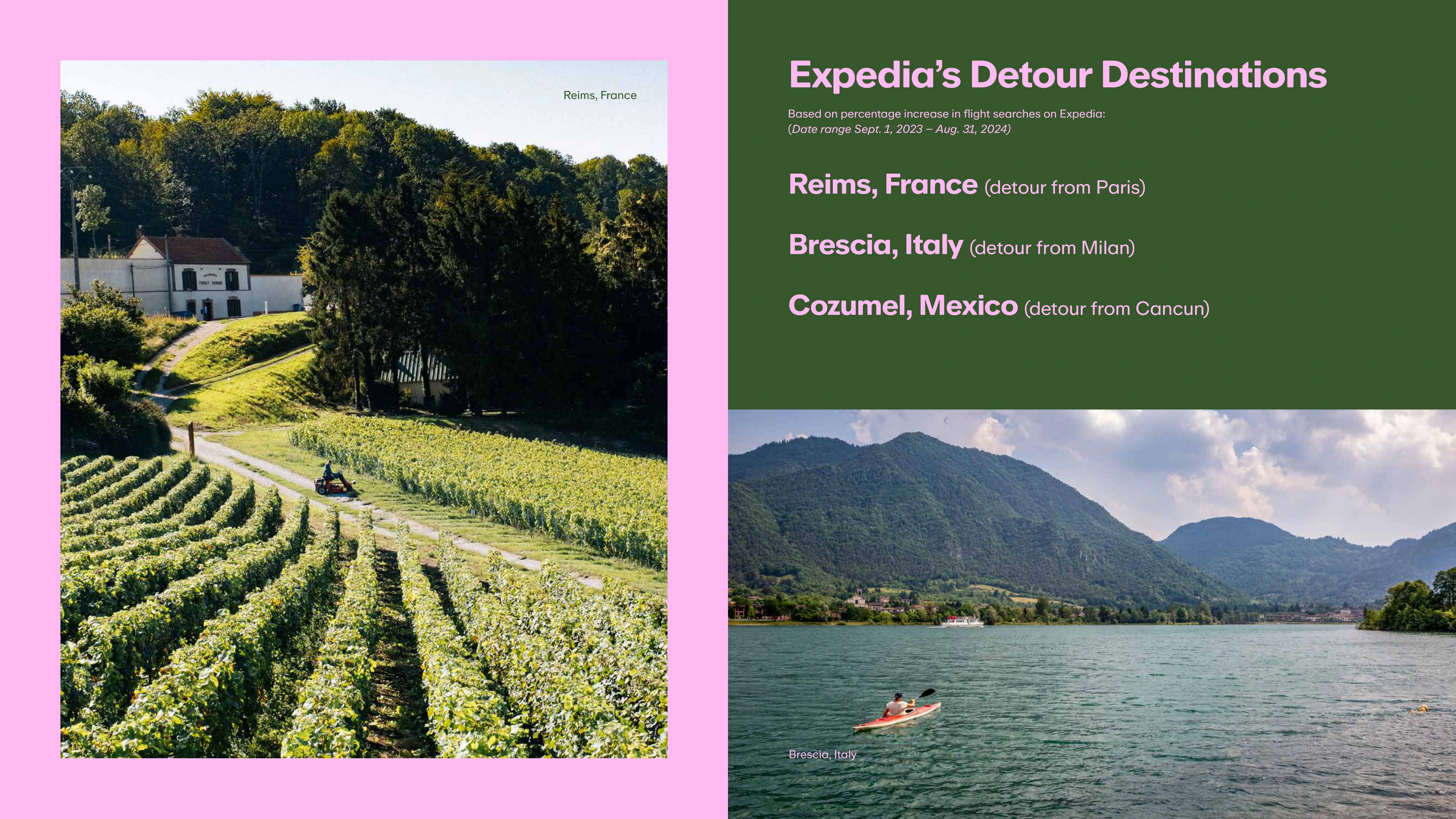 Curated Detour Destinations Worldwide