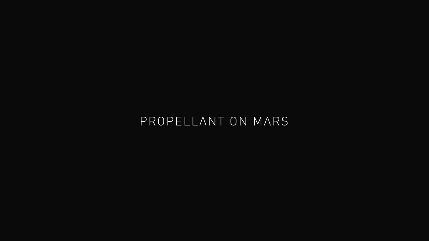 Producing propellant on Mars