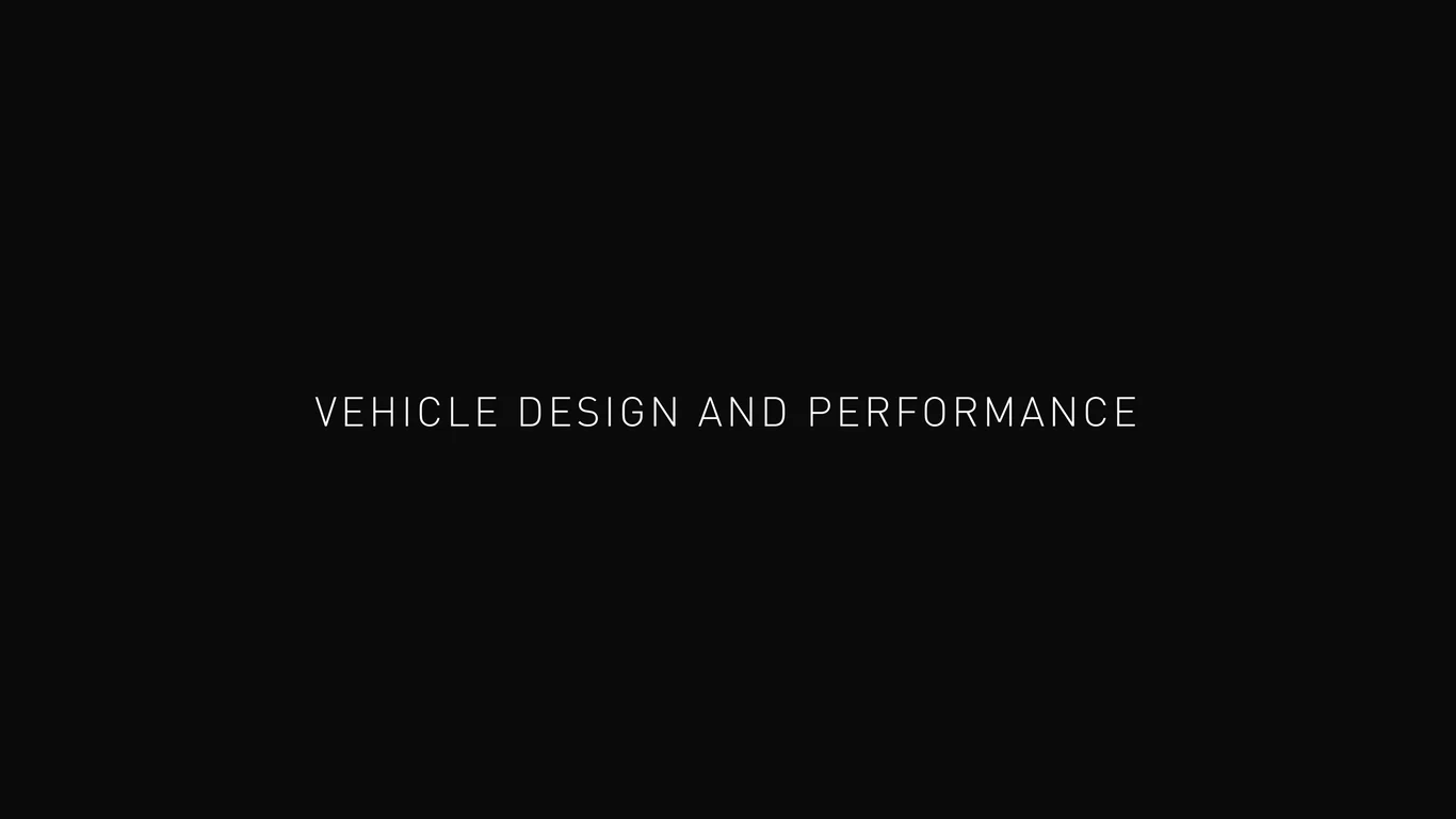 Vehicle design and performance specs