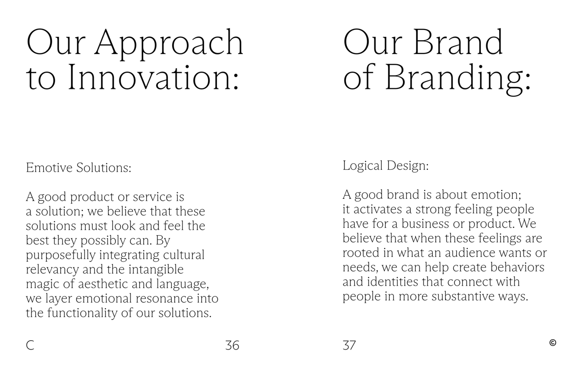 Approach to innovation and design