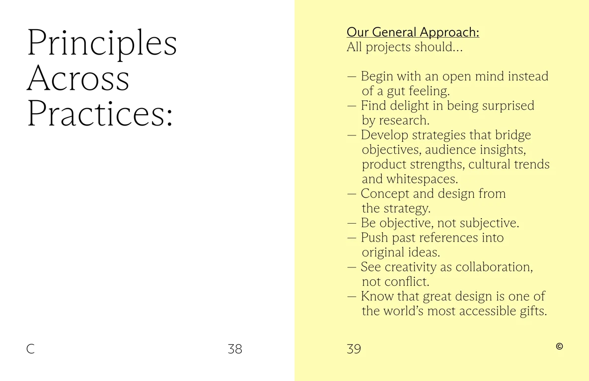 Approach to branding and connection