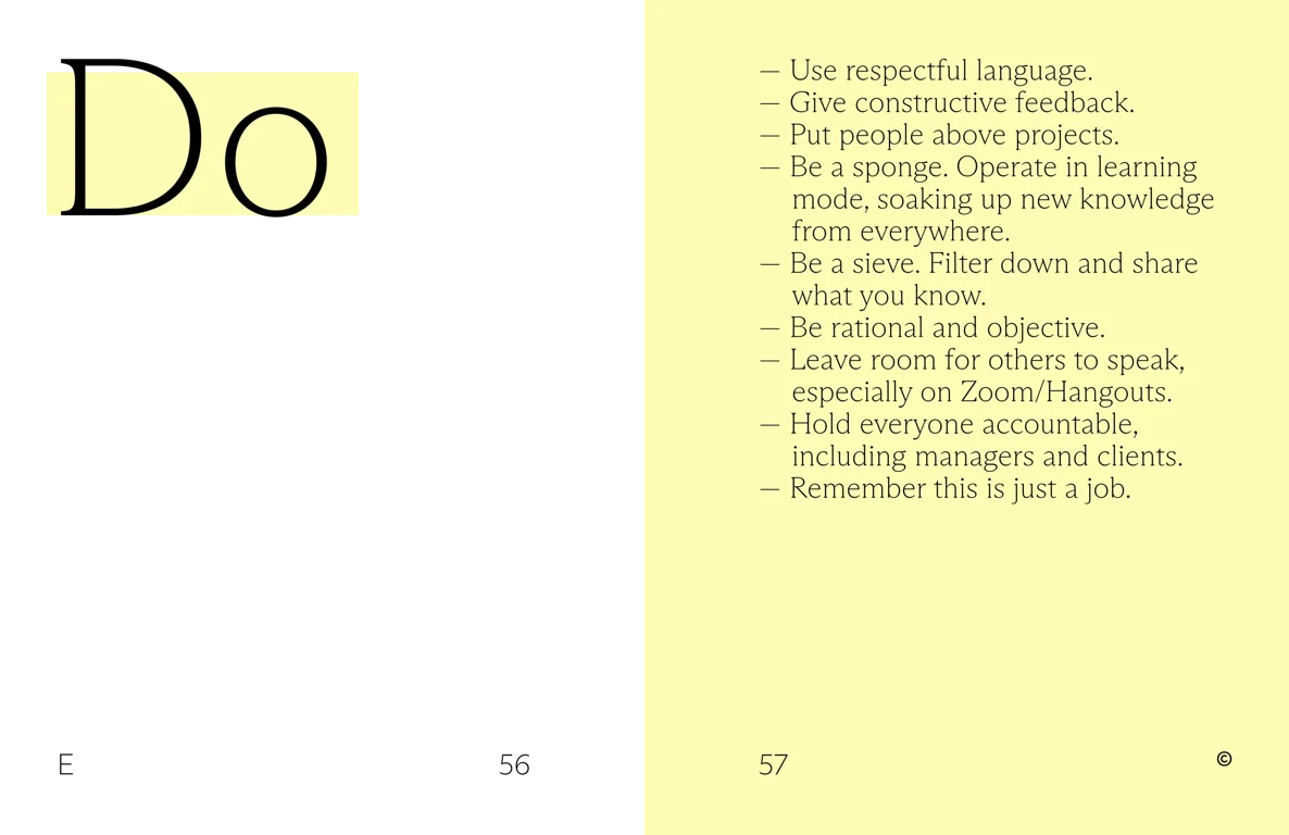 Combo culture dos and practices