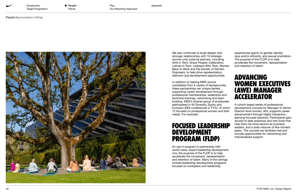 Leadership development and community spaces