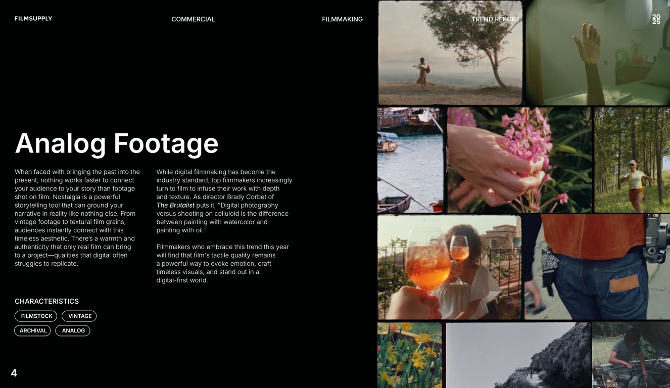 Analog Footage Brings Warmth and Texture