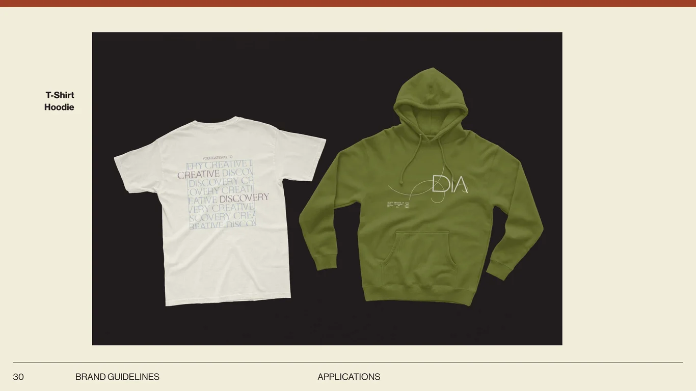 Merchandise t-shirt and hoodie