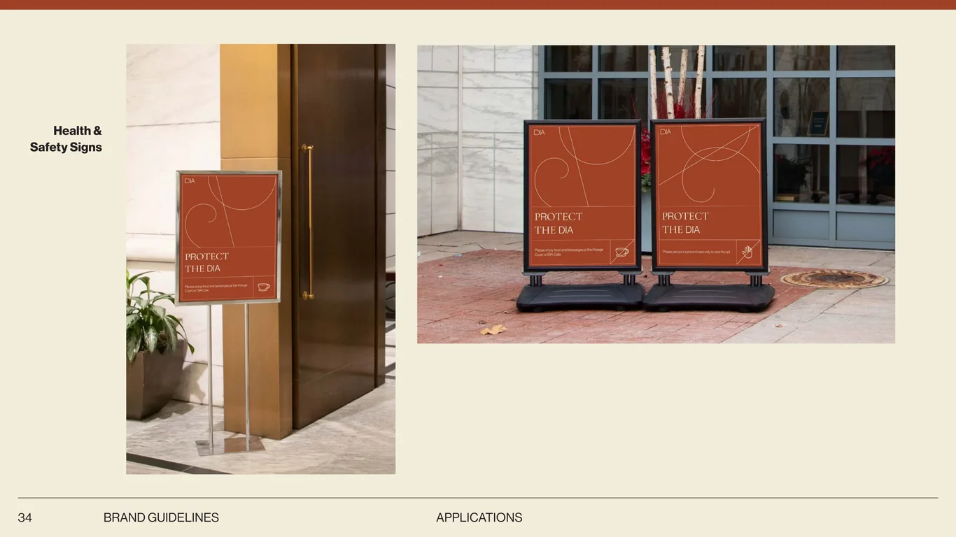 Wall signage and gallery labels