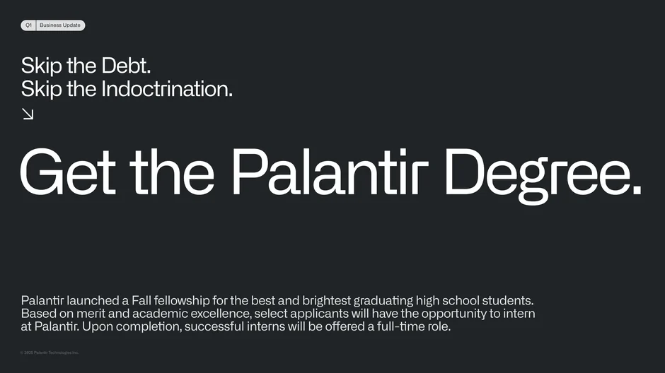 Get the Palantir Degree