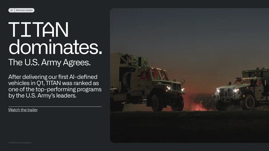 TITAN Dominates: The U.S. Army Agrees