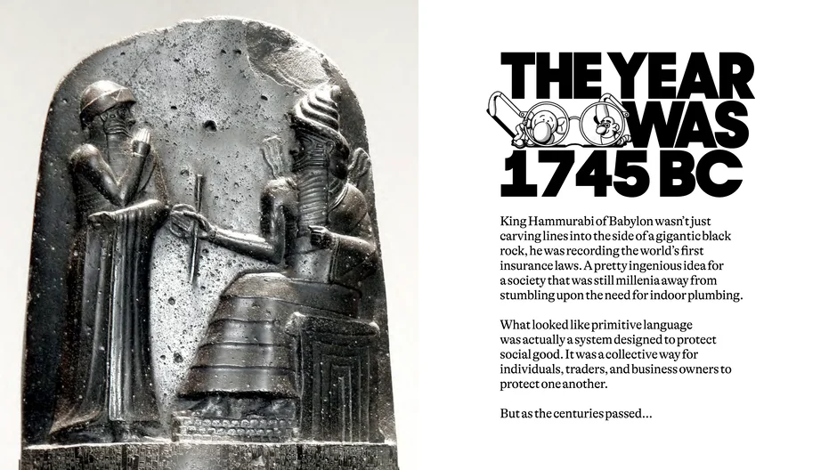 The year was 1745 BC