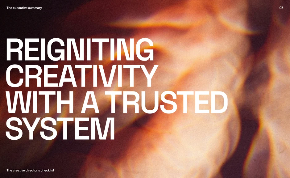 Reigniting Creativity with a Trusted System