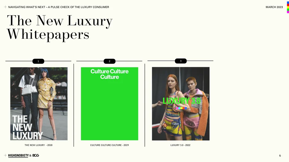 The New Luxury Whitepapers