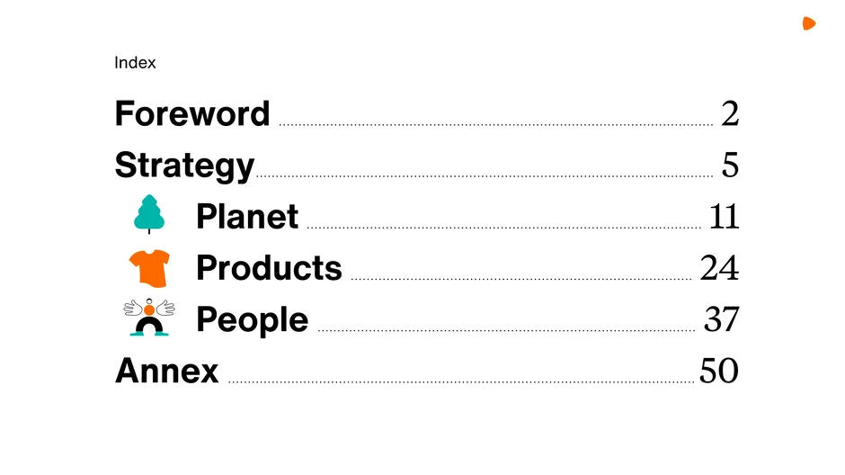 Table of contents with page pointers for Foreword (2), Strategy