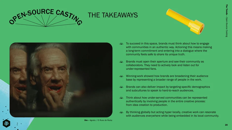 To succeed with open-source casting brands must commit long-term, treat