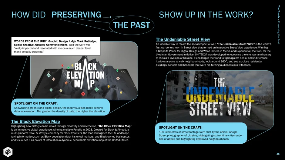 Digital mapping and sensory Street View as preservation tools