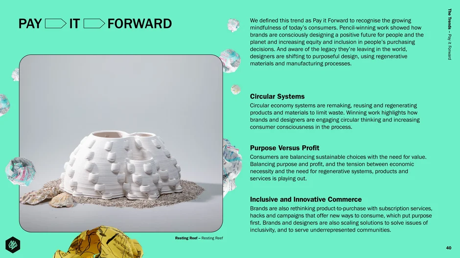 Pay It Forward: circular systems, purpose versus profit, inclusive commerce