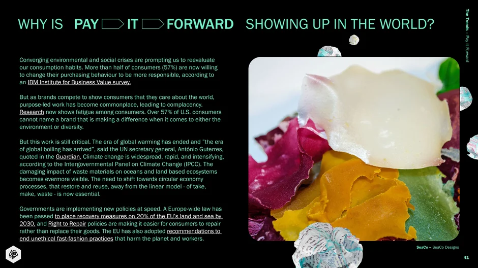 Why 'Pay It Forward' is emerging