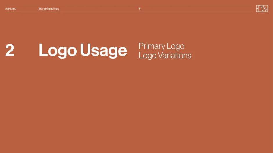Guidelines for primary logo and variations, ensuring consistent and appropriate