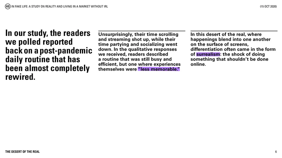 Readers reported post‑pandemic daily routines were almost completely rewired