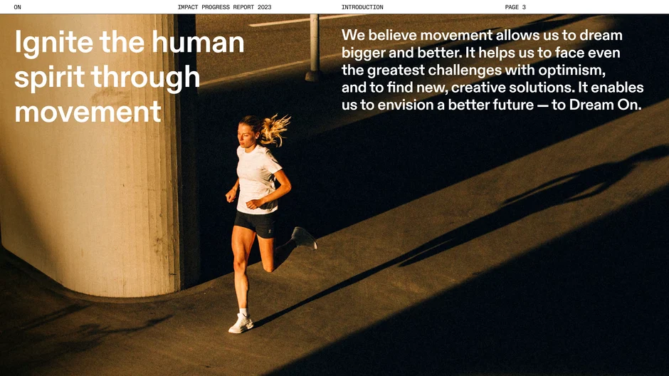 Ignite the human spirit through movement