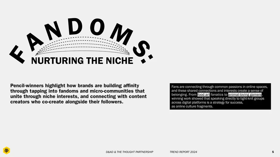 Fandoms: Nurturing the niche
