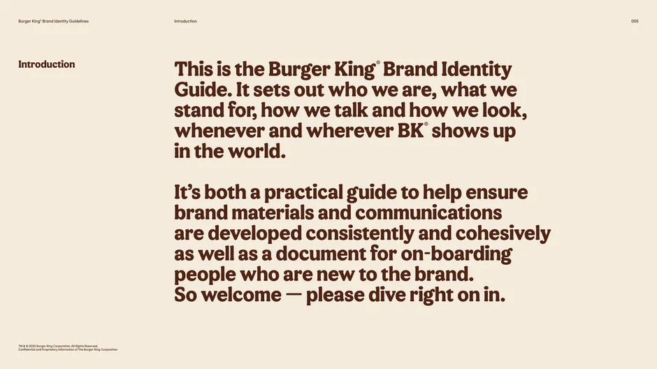 This is the Burger King® Brand Identity Guide