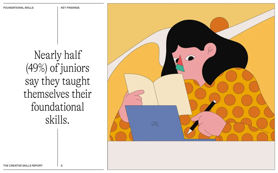 Section header introducing the report's headline findings drawn from quantitative