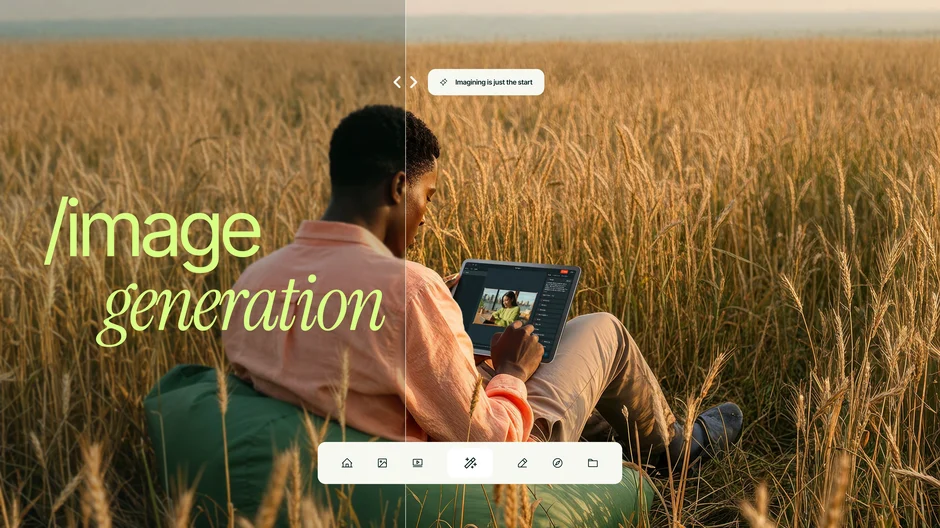 Introduces image generation as a primary use case for accelerating