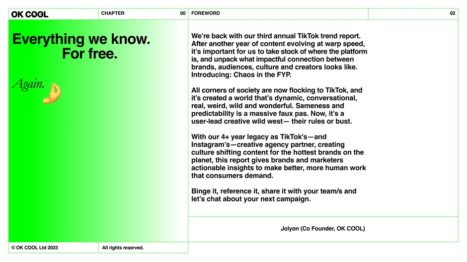 Everything we know. For free