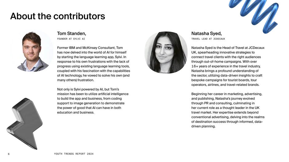 Contributors and expert interviewees list