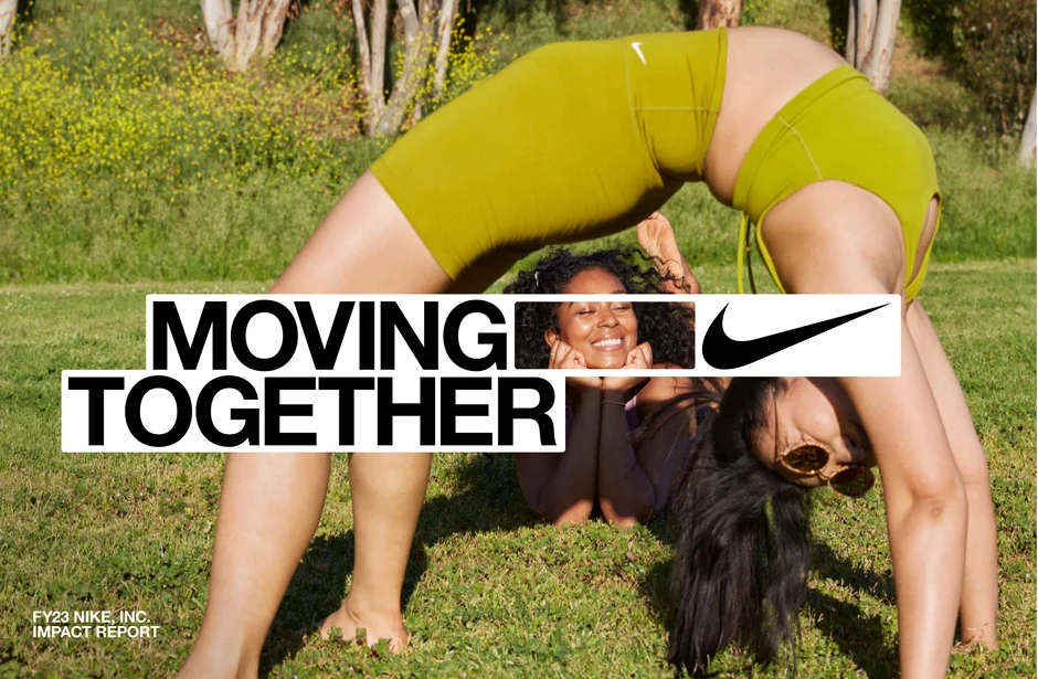 NIKE, Inc. Impact Report FY23 — cover slide